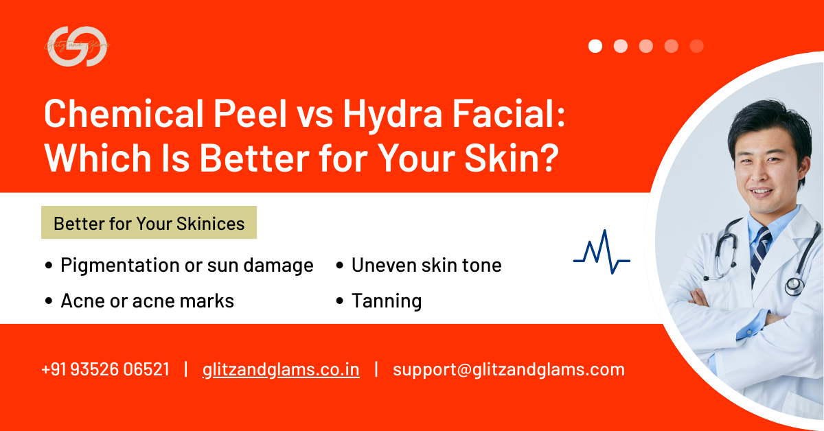 Chemical Peel vs Hydra Facial (1) Chemical Peel